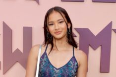 Kaylee Hottle attends the Warner Bros. and Legendary Pictures world premiere of 'Godzilla X Kong: The New Empire' at TCL Chinese Theatre on March 25, 2024 in Hollywood, California.