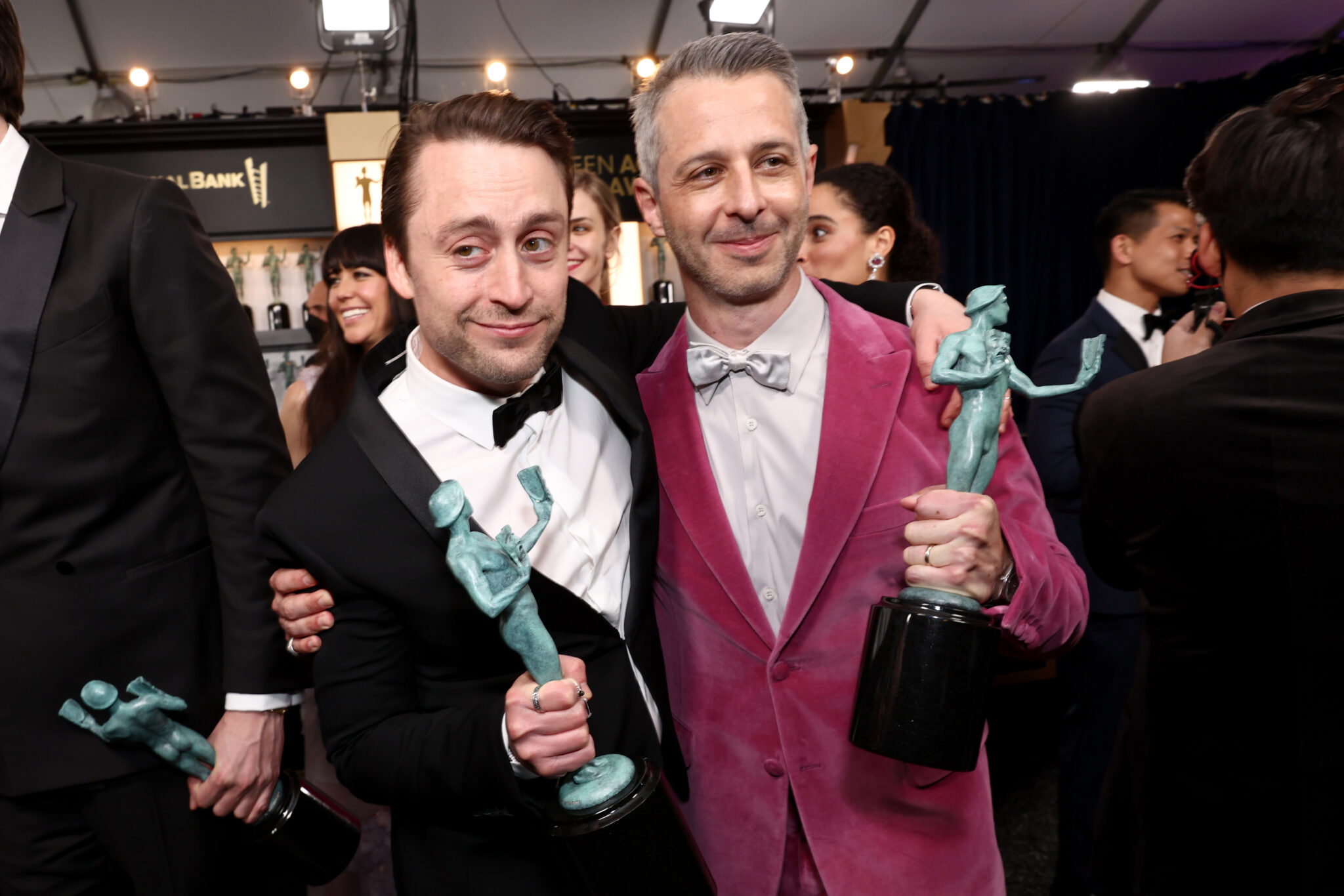 What did kieran culkin say to jeremy strong in his oscars 2025 speech 