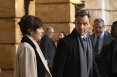 Maggie Siff as Atty. Kate Norris, Tony Goldwyn as DA Nicholas Baxter — 'Law & Order' Season 24 Episode 15 'Crossing Lines'