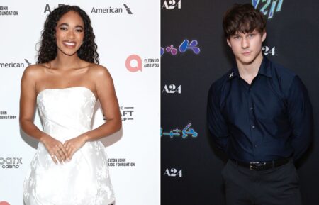 Chandler Kinney attends the Elton John AIDS Foundation's 33rd Annual Academy Awards Viewing Party, Jacob Moskovitz attends the 