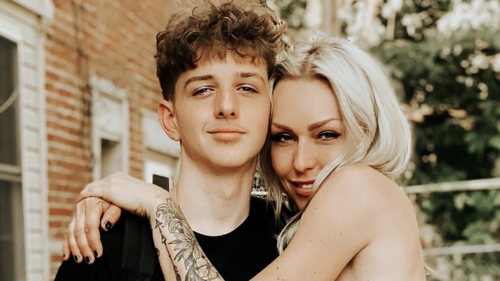 Leticia Cline and son Caleb