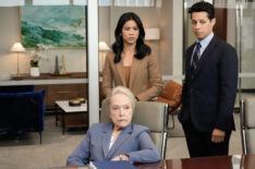 Kathy Bates, Leah Lewis, David Del Rio in 'Matlock' Season 1 Episode 15 - 'Game Face'