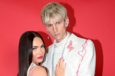 Megan Fox and Machine Gun Kelly attend the 2021 iHeartRadio Music Awards at The Dolby Theatre in Los Angeles, California, which was broadcast live on FOX on May 27, 2021.