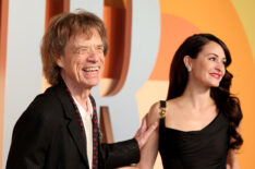 Mick Jagger and Melanie Hamrick attend the 2025 Vanity Fair Oscar Party