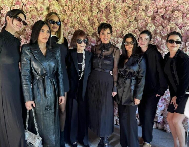 Natalie Zettel with the Kardashians