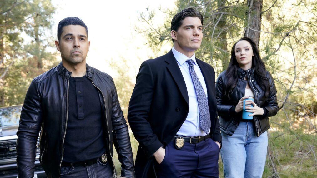 Wilmer Valderrama as NCIS Special Agent Nicholas “Nick” Torres and Zane Holtz as Special Agent Sawyer — 'NCIS' Season 22 Episode 15 