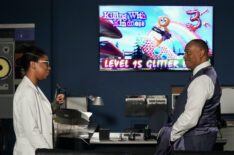 Diona Reasonover as Forensic Scientist Kasie Hines and Rocky Carroll as NCIS Director Leon Vance — 'NCIS' Season 22 Episode 16 'Ladies' Night'