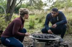 Tuuli Narkle as AFP Liaison Officer Constable Evie Cooper and Sean Sagar as Special Agent DeShawn Jackson — 'NCIS: Sydney' Season 2 Episode 6 'Hell Weak'