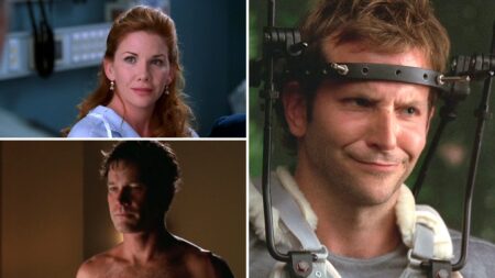 Melissa Gilbert, Dylan Walsh, and Bradley Cooper on 'Nip/Tuck'
