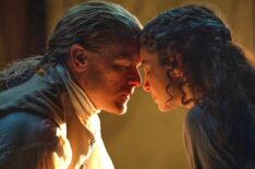 Sam Heughan and Caitriona Balfe in 'Outlander'