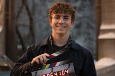 Walker Scobell on set of 'Percy Jackson and the Olympians' Season 3