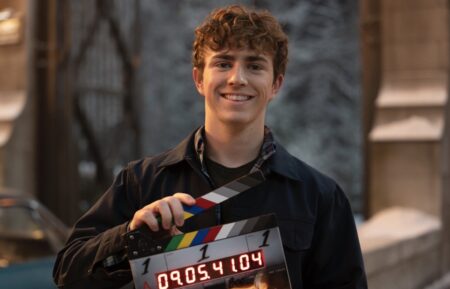 Walker Scobell on set of 'Percy Jackson and the Olympians' Season 3