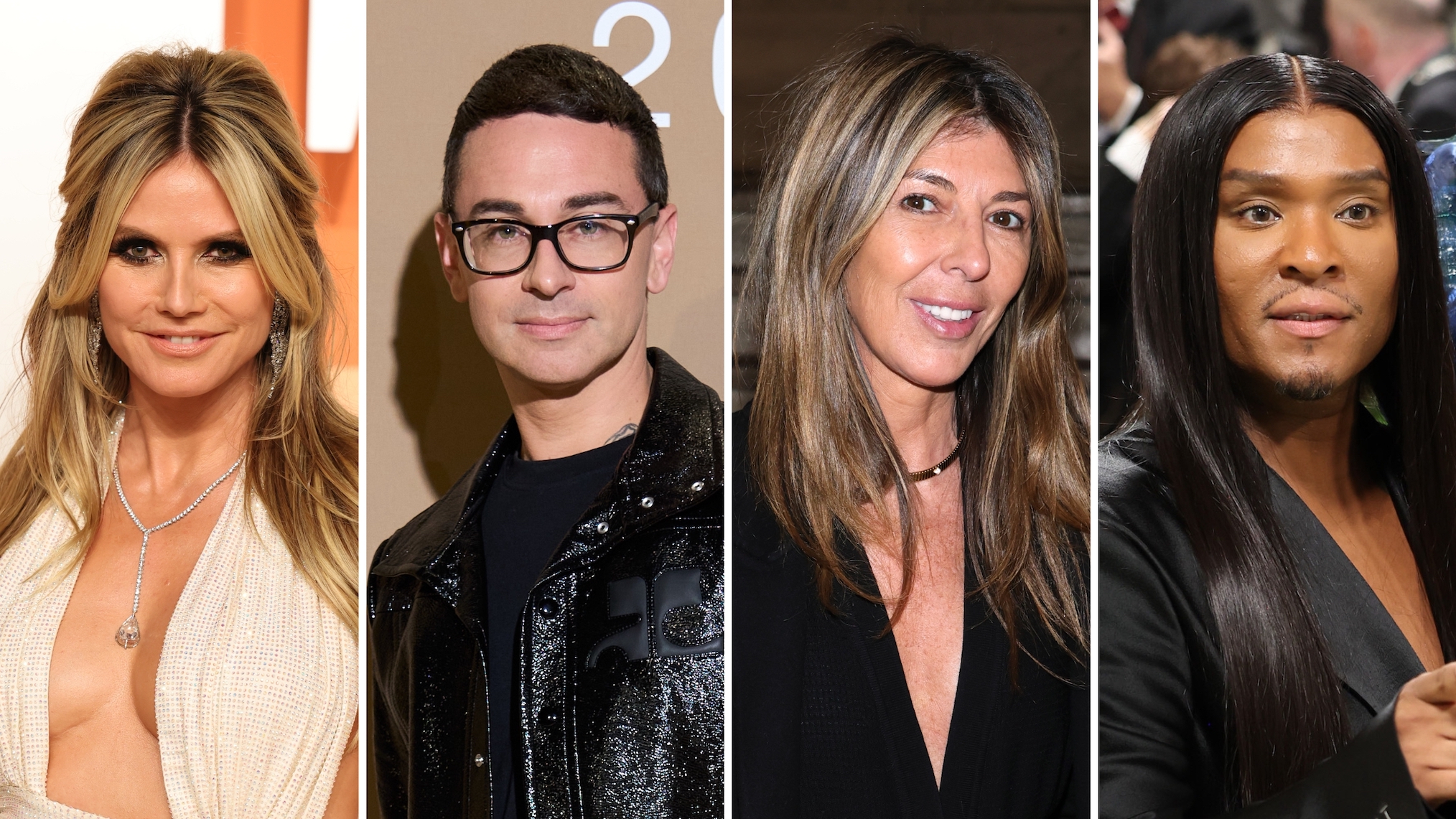Heidi Klum, Christian Siriano, Nina Garcia, Law Roach