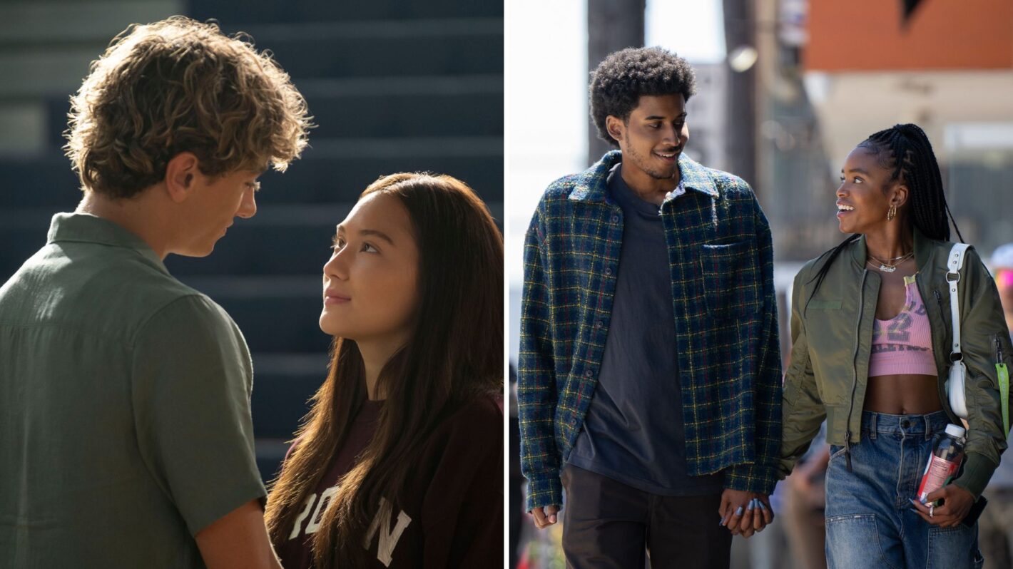 Lola Tung and Gavin Casalegno in 'The Summer I Turned Pretty'; Michael Cooper Jr and Lovie Simone in 'Forever'