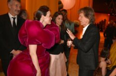 David Benioff, Sarah Paulson, Amanda Peet and Mick Jagger attend the 2025 Vanity Fair Oscar Party