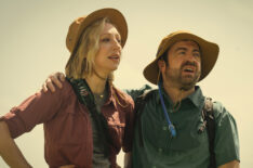 Anna Konkle and Derek Waters in 'Side Quest' Episode 1