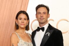 Sosie Bacon and Scoot McNairy attend the 97th Annual Oscars at Dolby Theatre on March 02, 2025 in Hollywood, California.