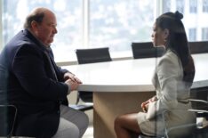 Brian Baumgartner as Himself, Lex Scott Davis as Erica Rollins — 'Suits LA' Season 1 Episode 3 'He Knew'