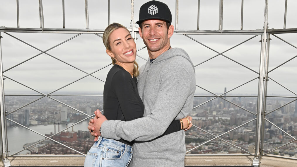 Heather Rae El Moussa and Tarek El Moussa visit the Empire State Building