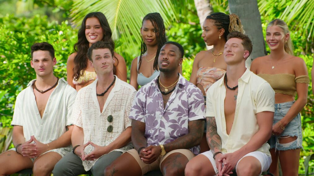 Lino Troisi, Natalie Cruz, Tyler Breshears, Courtney Randolph, Brion Whitley, Amiah Brooks, Grant Larson, Olivia Rae of 'Temptation Island'