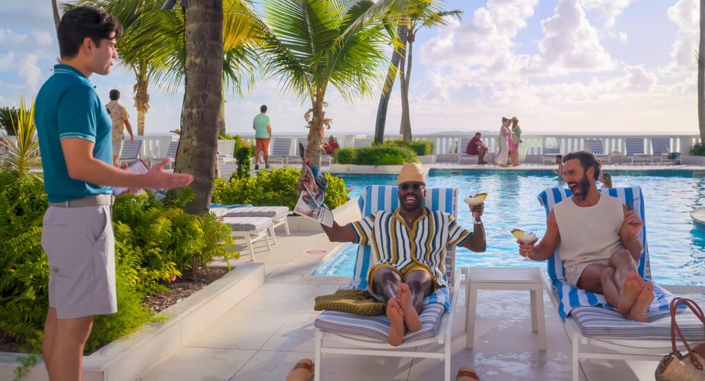 Colman Domingo as Danny and Marco Calvani as Claude in 'The Four Seasons'
