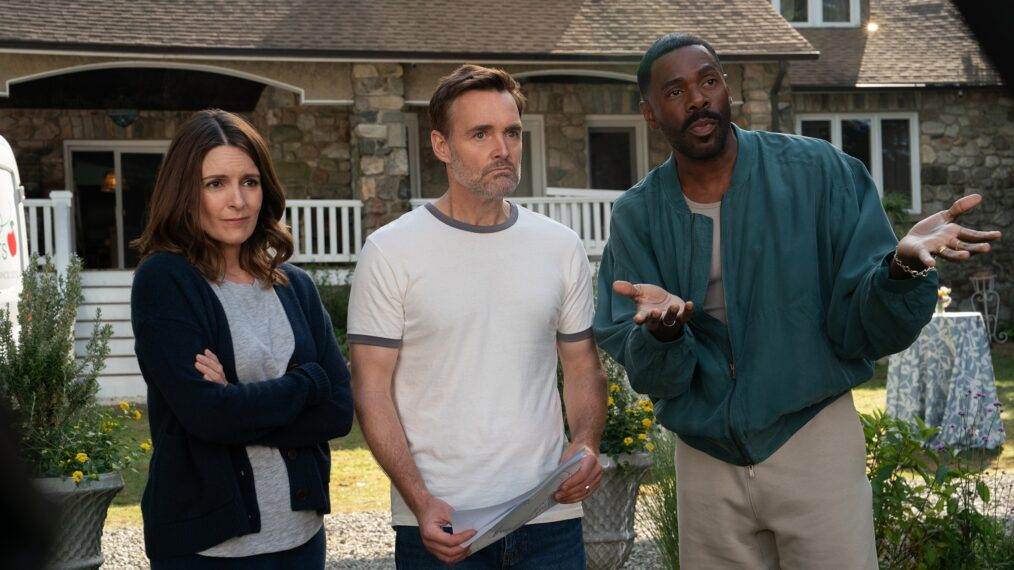 Tina Fey as Kate, Will Forte as Jack, and Colman Domingo as Danny in 'The Four Seasons'