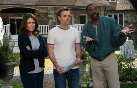 Tina Fey as Kate, Will Forte as Jack, and Colman Domingo as Danny in 'The Four Seasons'