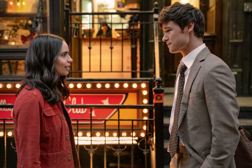 Sofia Carson as Alex and Kyle Allen as Brad in 'The Life List'