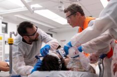 Noah Wyle as Robby and Shawn Hatosy as Abbott — 'The Pitt' Season 1 Episode 12