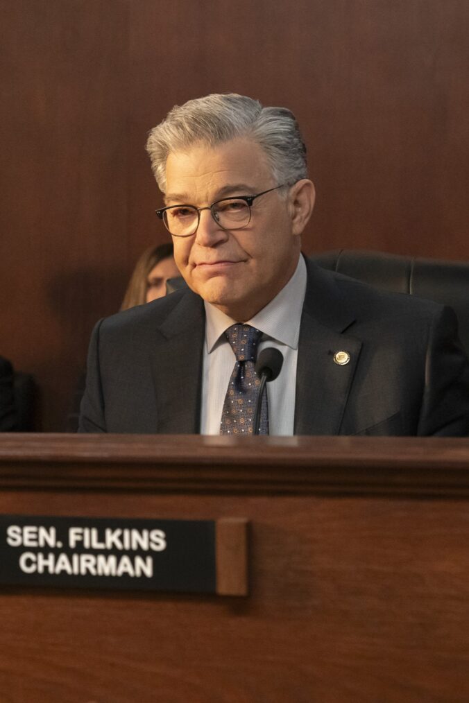 Al Franken as Senator Aaron Filkins in 'The Residence'