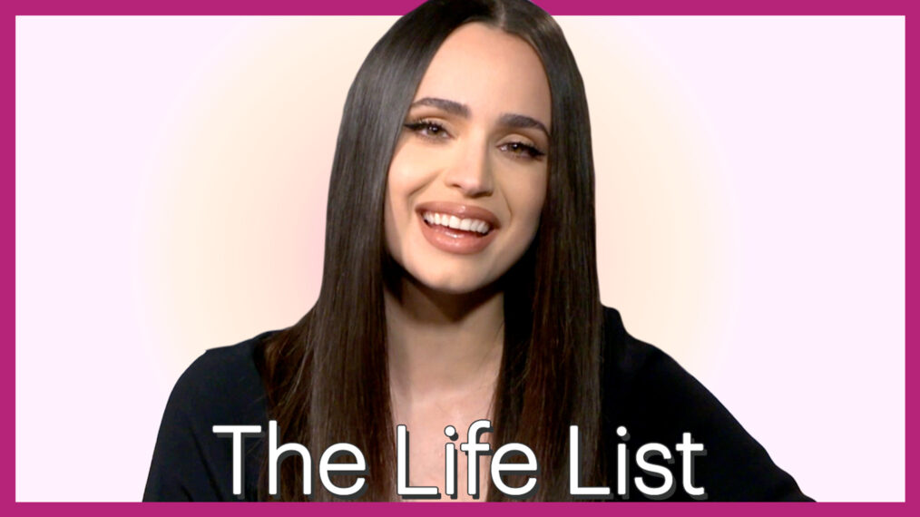 Sofia Carson talking 'The Life List'