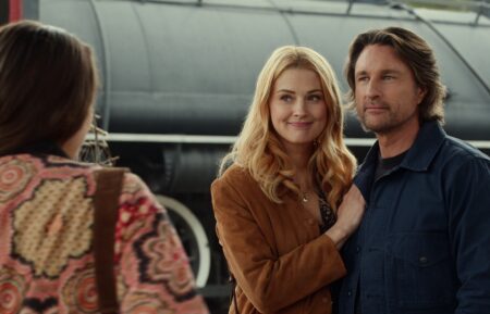 Alexandra Breckenridge as Melinda Monroe and Martin Henderson as Jack Sheridan in Episode #703 of Virgin River