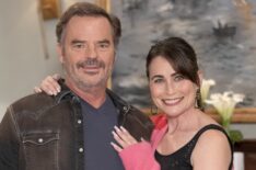 Wally Kurth and Rena Sofer on 'General Hospital'