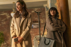 Inga Schlingmann as Dr. Sasha Lubbock and Eve Harlow as Dr. Ingrid Derian — 'Watson' Season 1 Episode 7 'Teeth Marks'