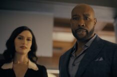 Whoopie Van Raam as Irene Adler, Morris Chestnut as Dr. John Watson — 'Watson' Season 1 Episode 8 'A Variant of Unknown Significance'