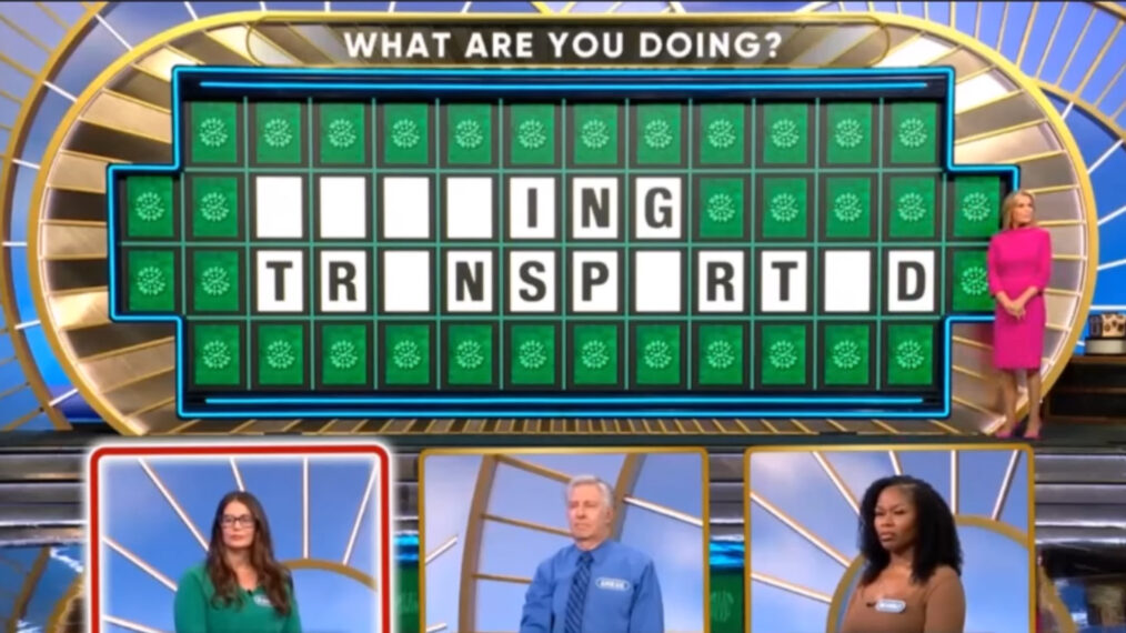 'Feeling Transported' puzzle on March 14, 2025, episode of 'Wheel of Fortune'
