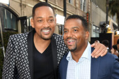 Will Smith & Alfonso Ribeiro attend the premiere of Disney's 'Aladdin' at the El Capitan Theatre on May 21, 2019, in Los Angeles, California