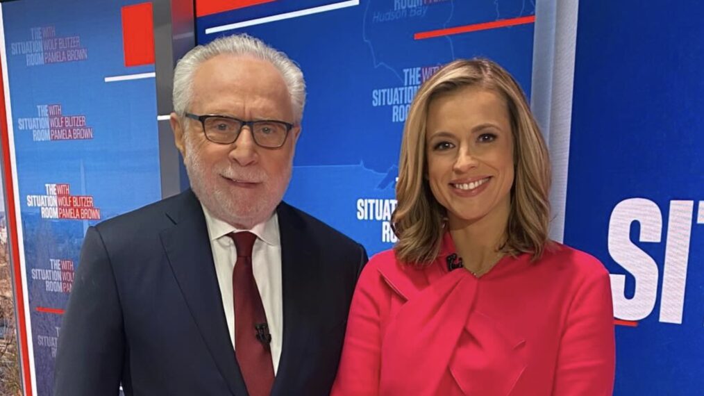 Wolf Blitzer and Pamela Brown