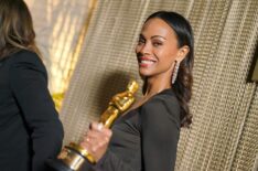 Zoe Saldana attends the 2025 Netflix Oscar after party
