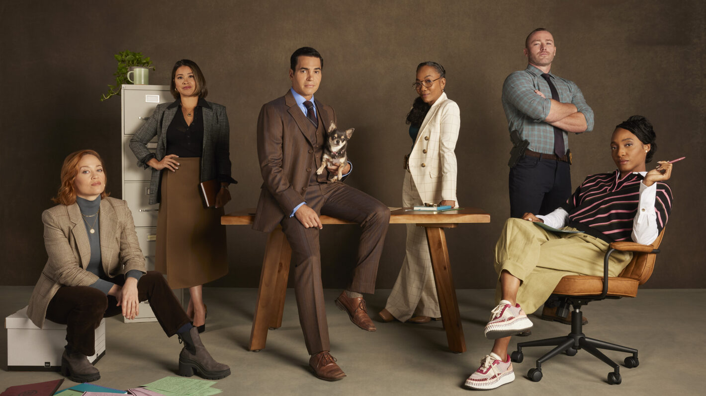 Erika Christensen, Gina Rodriguez, Ramón Rodriguez, Bluebell, Sonja Sohn, Jake McLaughlin, and Iantha Richardson in Will Trent