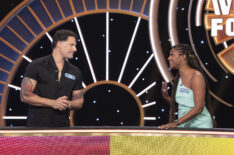 Joe Manganiello and Tiffany Haddish on Celebrity Wheel of Fortune
