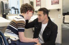 Gavin McHugh as Chris, Ryan Guzman as Eddie — '9-1-1' Season 8 Episode 13 'Invisible'