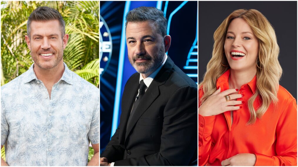 Jesse Palmer on Bachelor in Paradise, Jimmy Kimmel on Who Wants to Be a Millionaire, and Elizabeth Banks for Press Your Luck