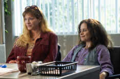 Christina Hendricks and Imogen Faith Reid in Good American Family