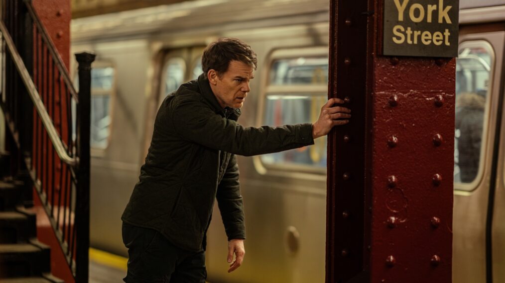 Michael C. Hall as Dexter Morgan in Dexter: Resurrection, episode 2, season 1, streaming on Paramount+ with SHOWTIME, 2025. Photo Credit: Zach Dilgard/Paramount+ with SHOWTIME.