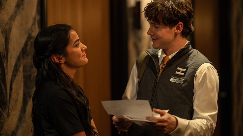 Emilia Suárez as Elsa Rivera and Jack Alcott as Harrison Morgan in Dexter: Resurrection, episode 1, season 1, streaming on Paramount+ with SHOWTIME, 2025. Photo Credit: Zach Dilgard/Paramount+ with SHOWTIME.