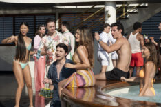 Anthony Turpel and Ariel Yasmine by the pool in Doctor Odyssey - 'Spring Break'