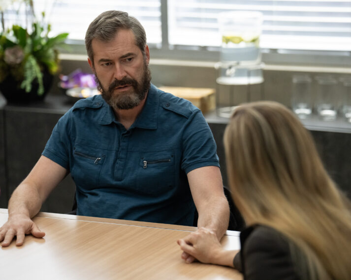 GOOD AMERICAN FAMILY - “If You Tell a Story Well Enough” - Just as the Barnetts think they've distanced themselves from Natalia, Detective Drysdale takes up her case to challenge her re-aging. (Disney/Ser Baffo)MARK DUPLASS