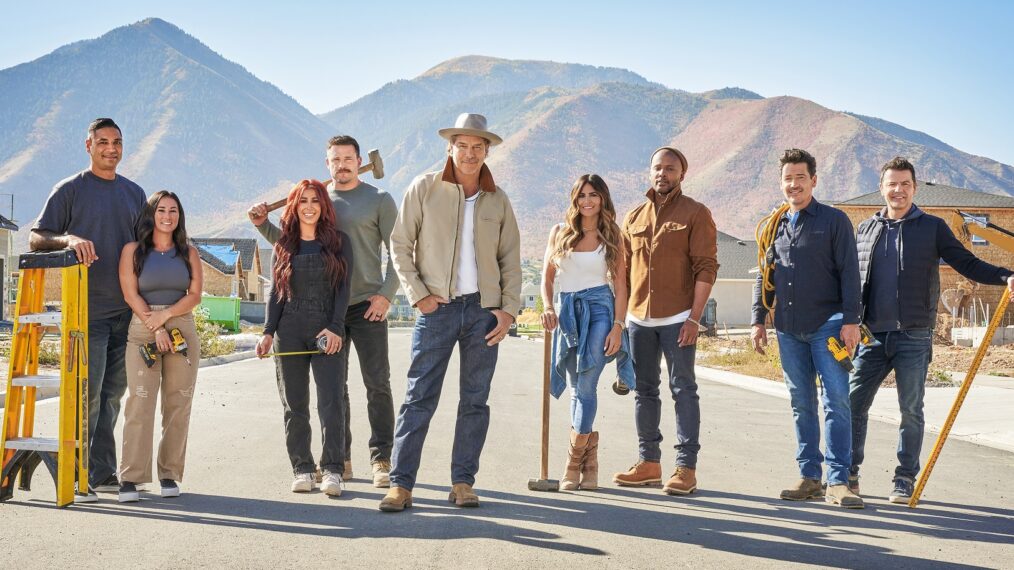 Kamohai and Tristyn Kalama, Chelsea and Cole DeBoer, Ty Pennington, Alison Victoria and Michel Smith Boyd, Jonathan and Jordan Knight in Rock the Block - Season 6