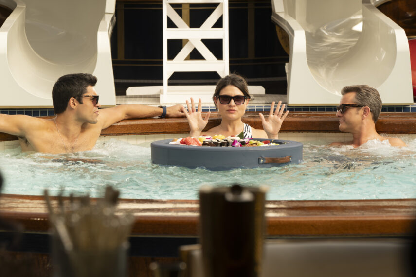 Sean Teale, Phillipa Soo, and Joshua Jackson on Doctor Odyssey